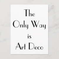 Tipografía Solo Modo Art Deco