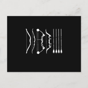 Postal Tipos de arcos Flecha Bowman Tiroteo Archer Gi