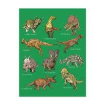 Tipos de Ilustraciones dinosaurios