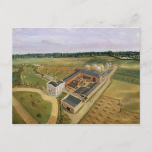 Postal Tiptree Hall and Farm, Essex, c.1850-60 (petróleo 