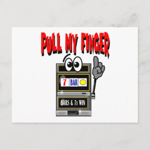 Postal Tira de la ranura del dedo