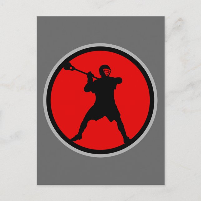 Postal Tirador rojo (Anverso)