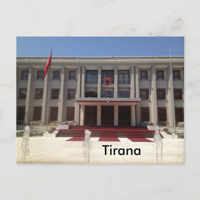 Postal Tirana (Anverso)