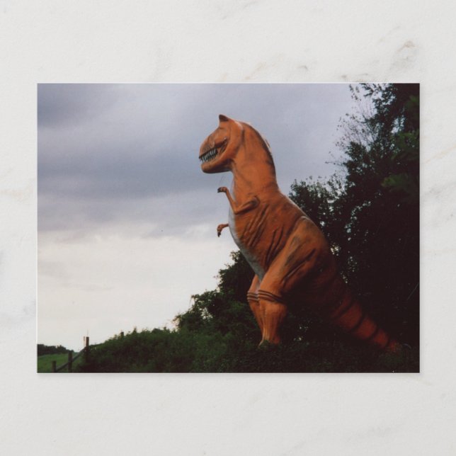 Postal Tirannosaurus Rex T-Rex Dinosaur Postcard Foto (Anverso)