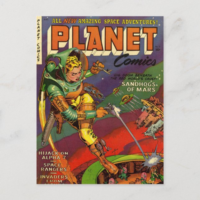 Postal Tiras cómicas antiguas - (Anverso)