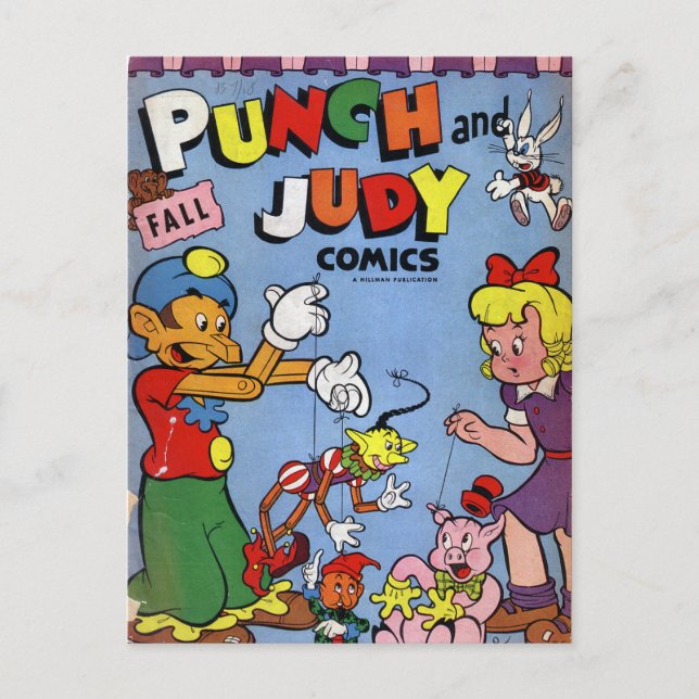 Postal Tiras cómicas antiguas - (Anverso)