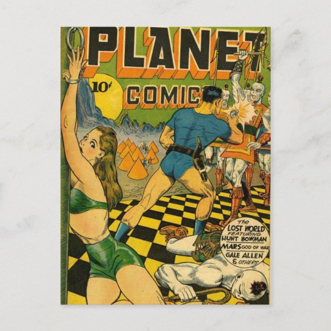 Postal Tiras cómicas antiguas - (Anverso)