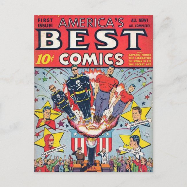 Postal Tiras cómicas antiguas - (Anverso)