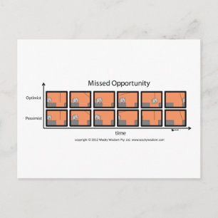 Postal Tiras elefantes de oportunidad perdidas