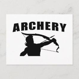 Postal Tiro con arco - Hombre