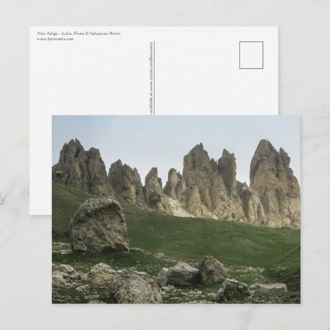 Postal Tirol del Sur Italia (Anverso / Reverso)