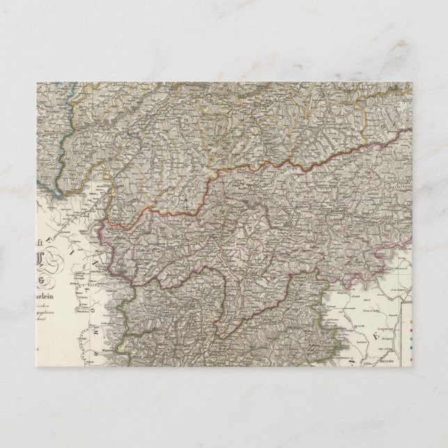 Postal Tirol, Voralberg, Liechtenstein (Anverso)