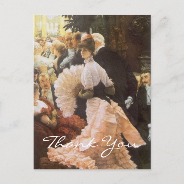 Postal Tissot es la dama política (Anverso)