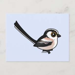 Postal Tit de cola larga