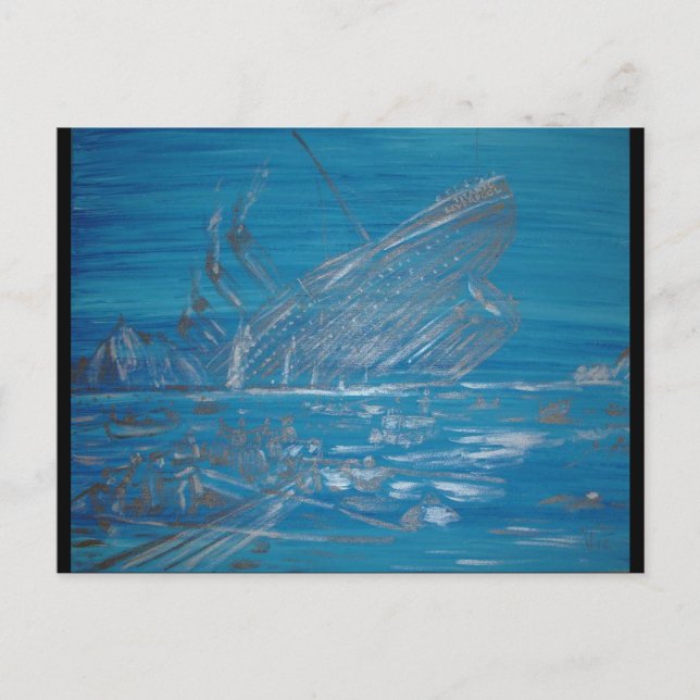 Postal Titanic (Anverso)