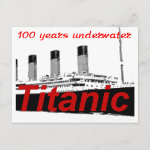 Postal Titanic: 100 años bajo el agua