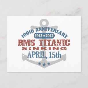 Postal Titanic Hundiendo 100 Aniversario