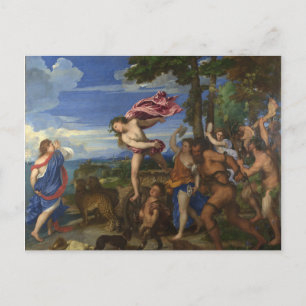 Postal TITIAN - Bacchus y Ariadna 1522