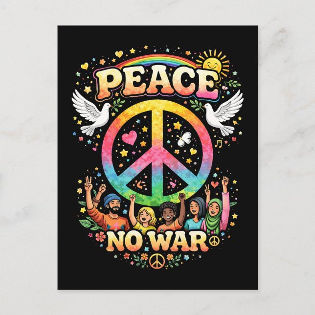 Postal Title: Peace Over War (Anverso)