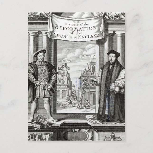 Postal Titlepage La Iglesia de la Reforma de la Historia  (Anverso)