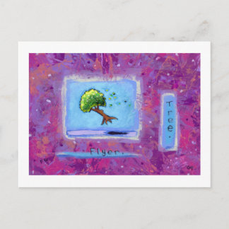 Postal Titulado: Pequeño Arte #597 - Árbol. Flyer. ARTE