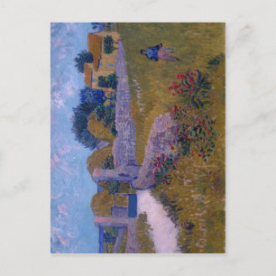 Postal Título de resumen: Casa de campo en Año Provenza: