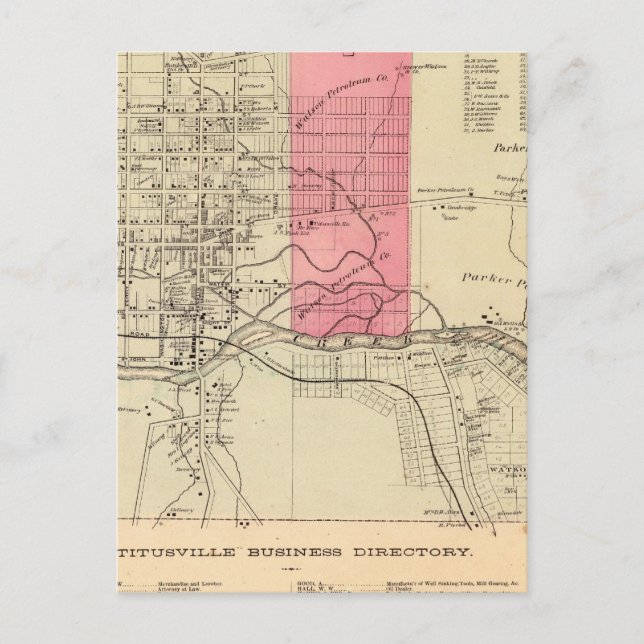 Postal Titusville (Anverso)