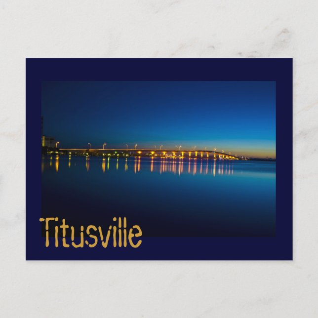 Postal Titusville, Florida, EE.UU. (Anverso)
