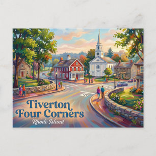 Postal Tiverton Four Corners Rhode Island