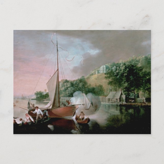 Postal Tivoli, cerca de Cork, años 1780 (Anverso)