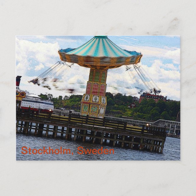 Postal Tivoli Garden personalizado (Anverso)