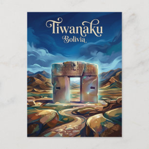 Postal Tiwanaku Bolivia