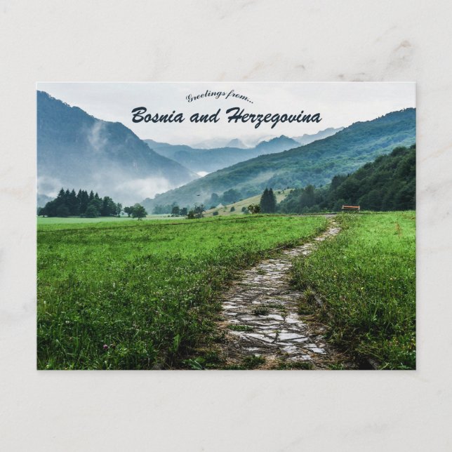 Postal  Tjentiste Bosnia and Herzegovina  (Anverso)