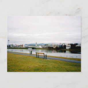 Postal Tjorn (El estanque), Reykjavik (Islandia)