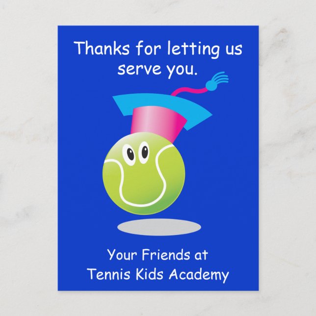 Postal TKA_ Gracias por dejarnos servirle recordatorio. (Anverso)