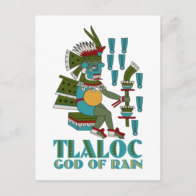 Postal Tlaloc (Anverso)