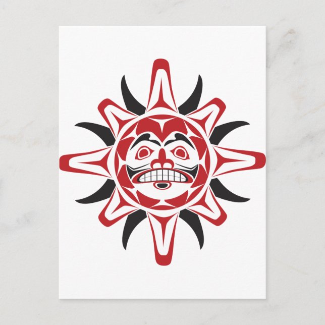 Postal Tlingit Sun (Anverso)