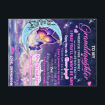 Postal To My Granddaughter Butterflies Birthday Gift Idea<br><div class="desc">To My Granddaughter Butterflies Birthday Gift Idea</div>