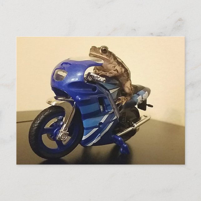 Postal Toad de motocicleta (Anverso)