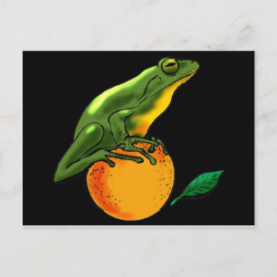 Postal Toad verde y Naranja