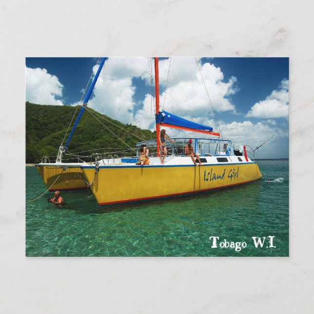 Postal Tobago W.I. (Anverso)