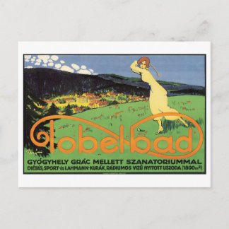 Postal Tobelbad Vintage Travel Poster