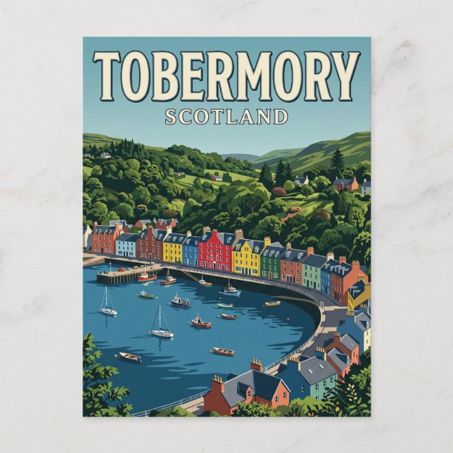 Postal Tobermory Escocia (Anverso)