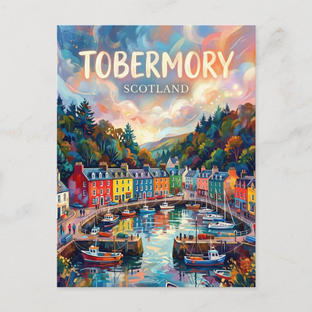Postal Tobermory Escocia (Anverso)