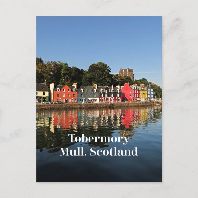 Postal Tobermory, Mull, Escocia (Anverso)