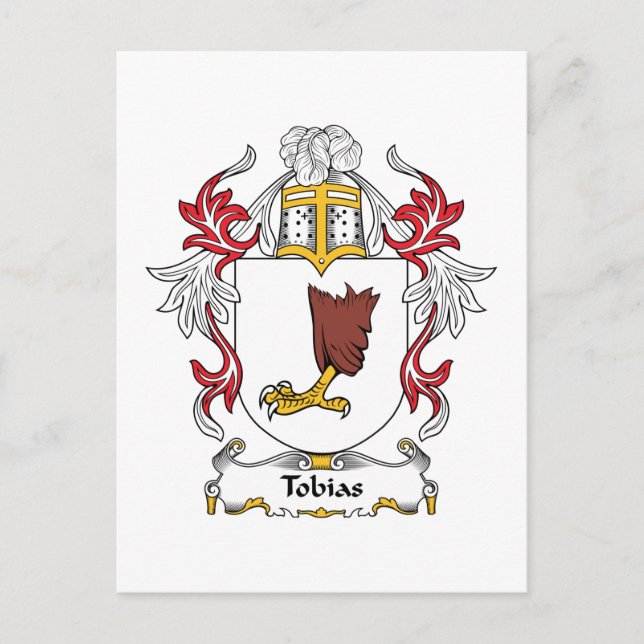Postal Tobias Family Crest (Anverso)