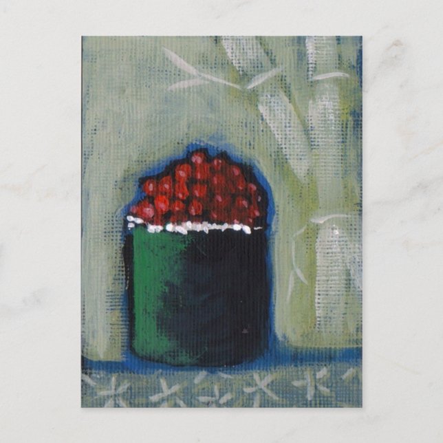 Postal Tobiko Sushi Post Card, de Campbell Jane (Anverso)