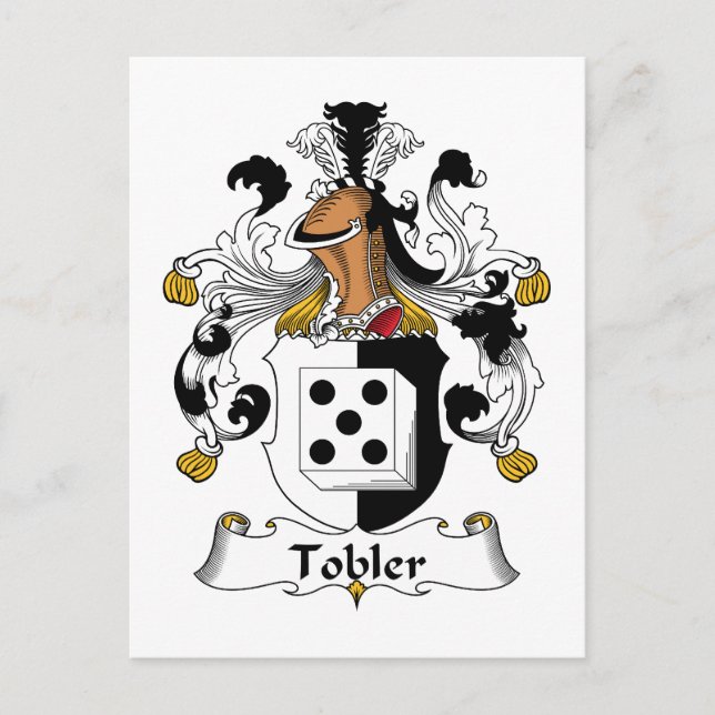 Postal Tobler Family Crest (Anverso)
