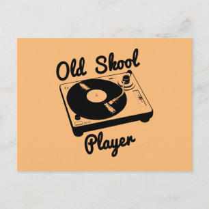 Postal Tocadiscos de vinilo para DJ Old Skool Player