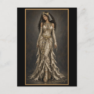 Postal Tocado de rayas de la colección Zahara Mummy Coutu